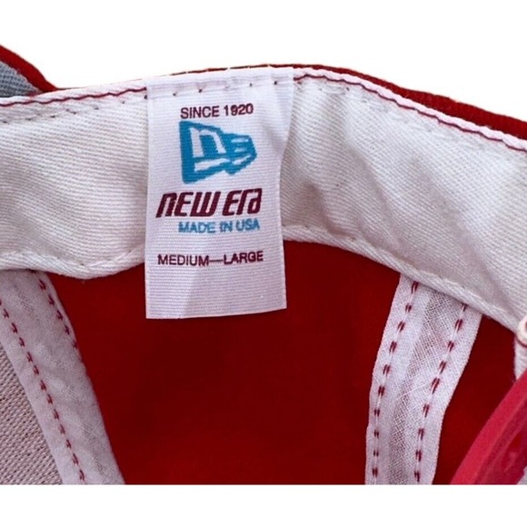 New Era Mark McGwire Home Run Record 62 Hat Cap Snapback Med-Large Made in USA - Picture 5 of 5